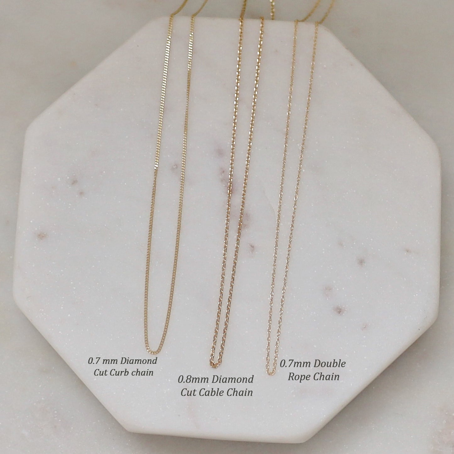 14K Solid Gold Cross Necklace • B285