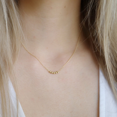 Dainty Symbolic Beaded Necklace • B199