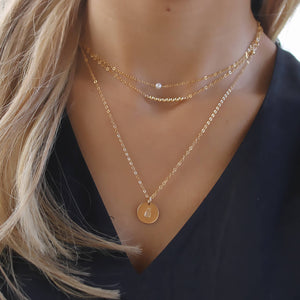 Gold Layered Necklace Set • B103