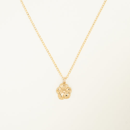 14K Gold Filled Flower Necklace • B318