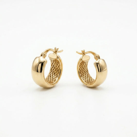Gold Chunky Hoops