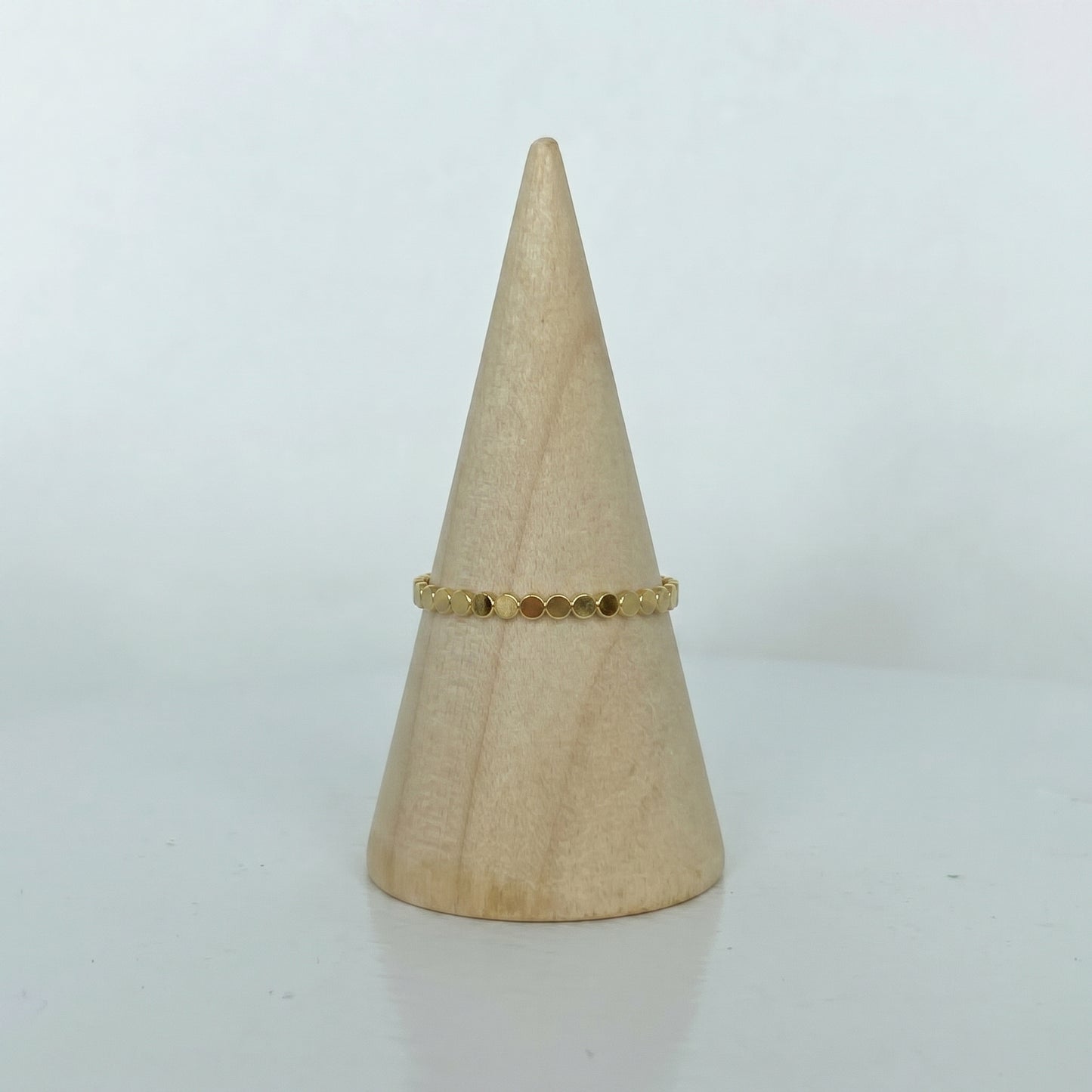 Gold Flat Stackable Rings • B294