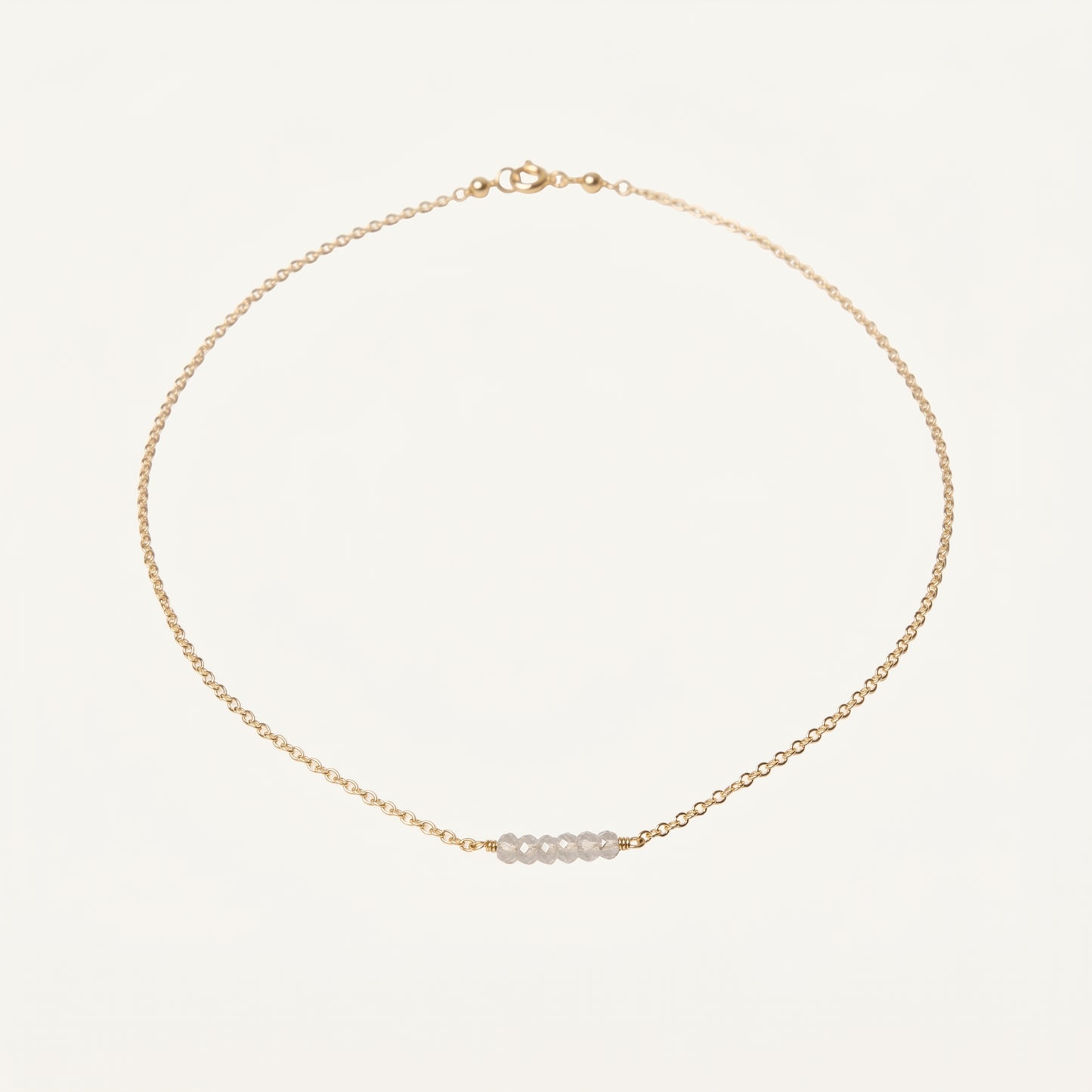 Cubic Zirconia Nugget Necklace