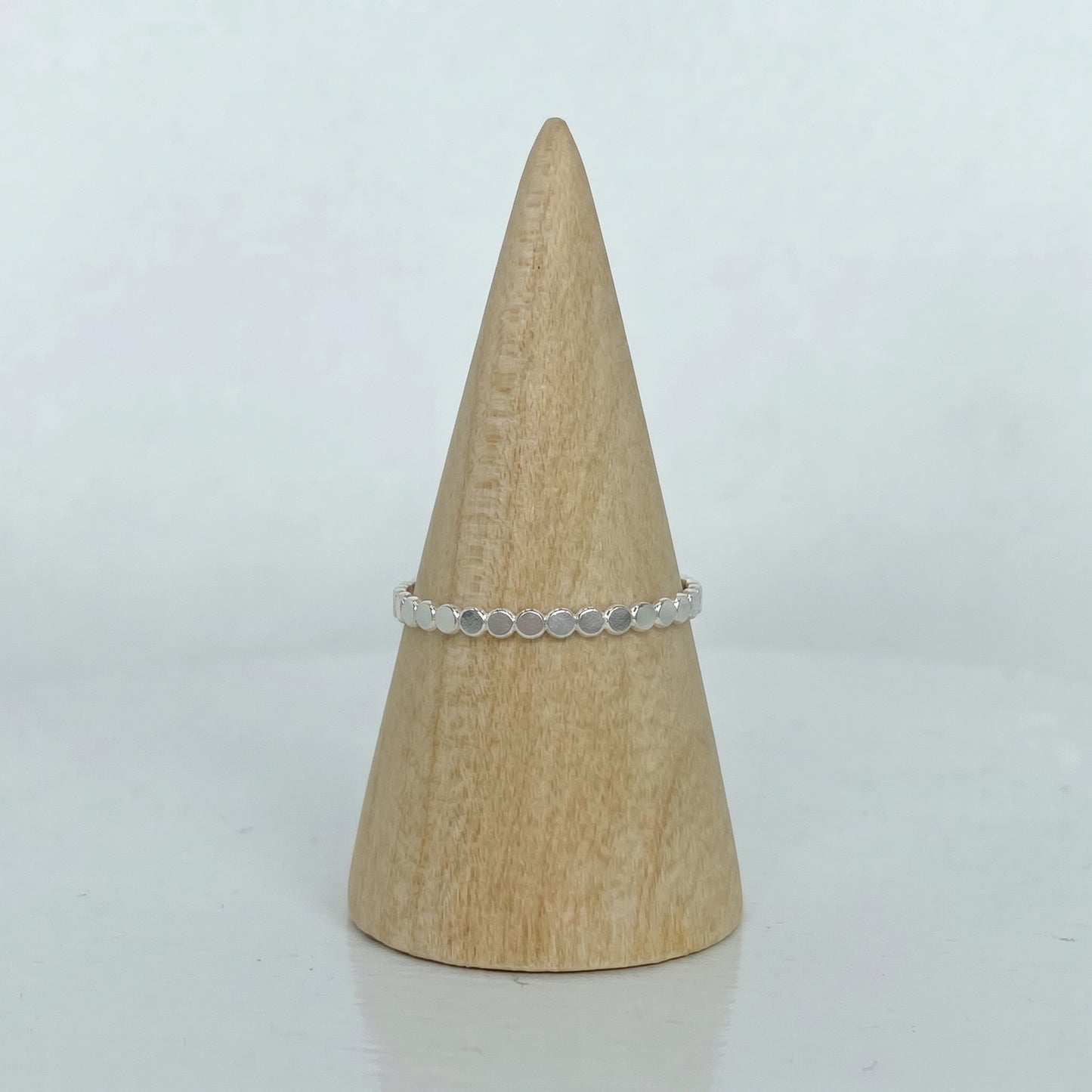 Silver Flat Stackable Rings • B294