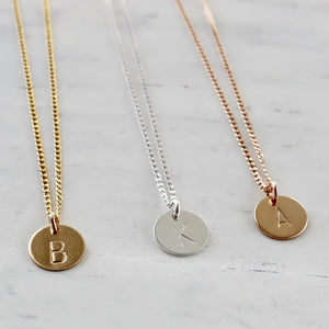 Personalized Initial Necklace • B082