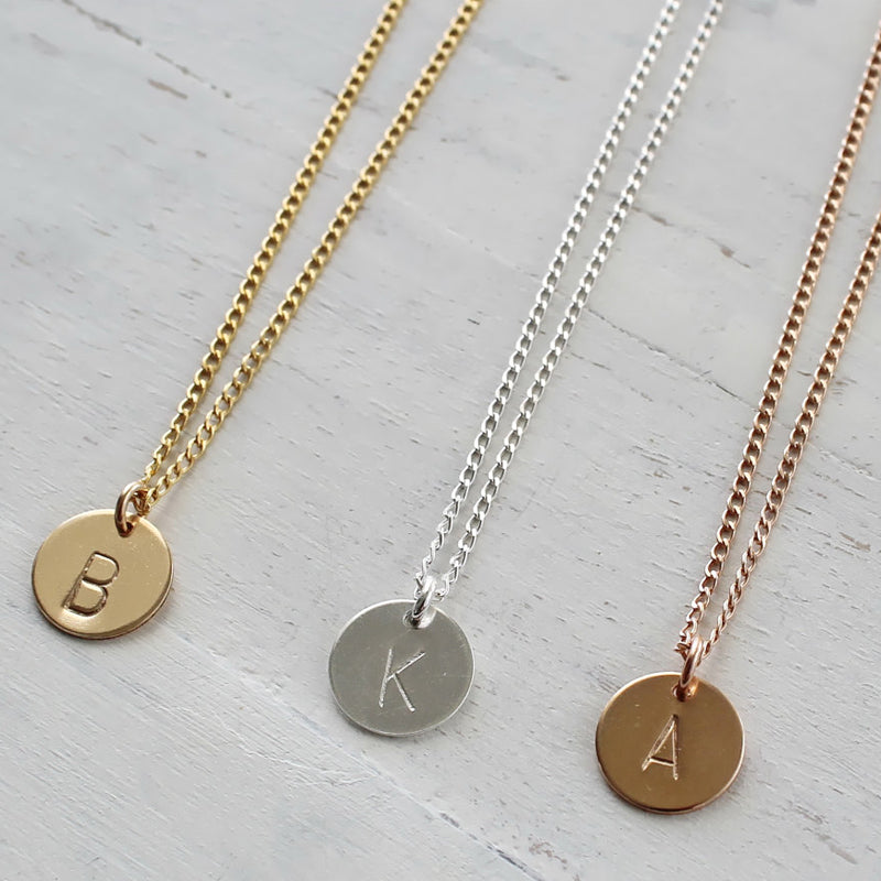 Personalized Initial Necklace • B082