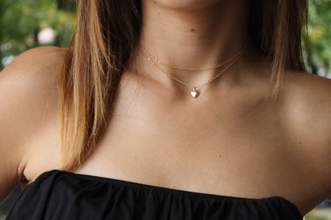 Heart Double Wrap Choker • B247