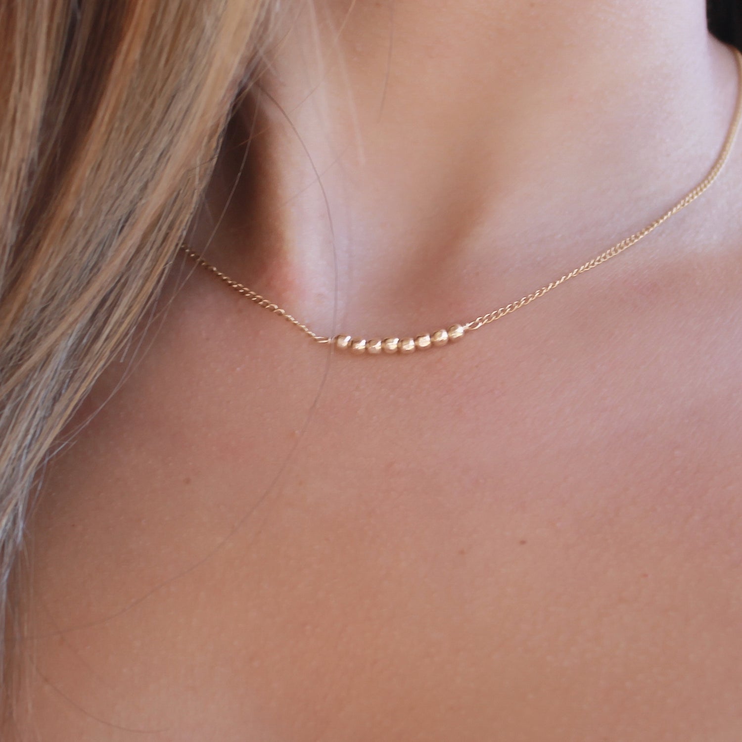 Dainty Beaded Necklace • B138