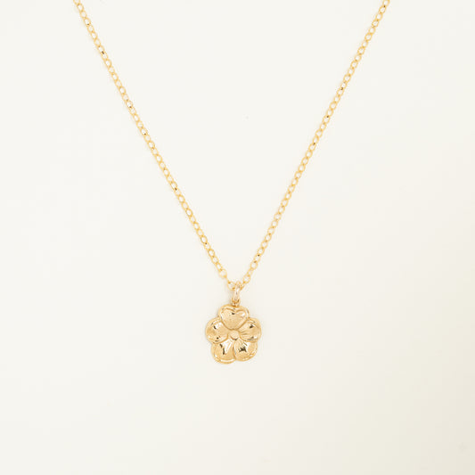 14K Gold Filled Flower Necklace • B318
