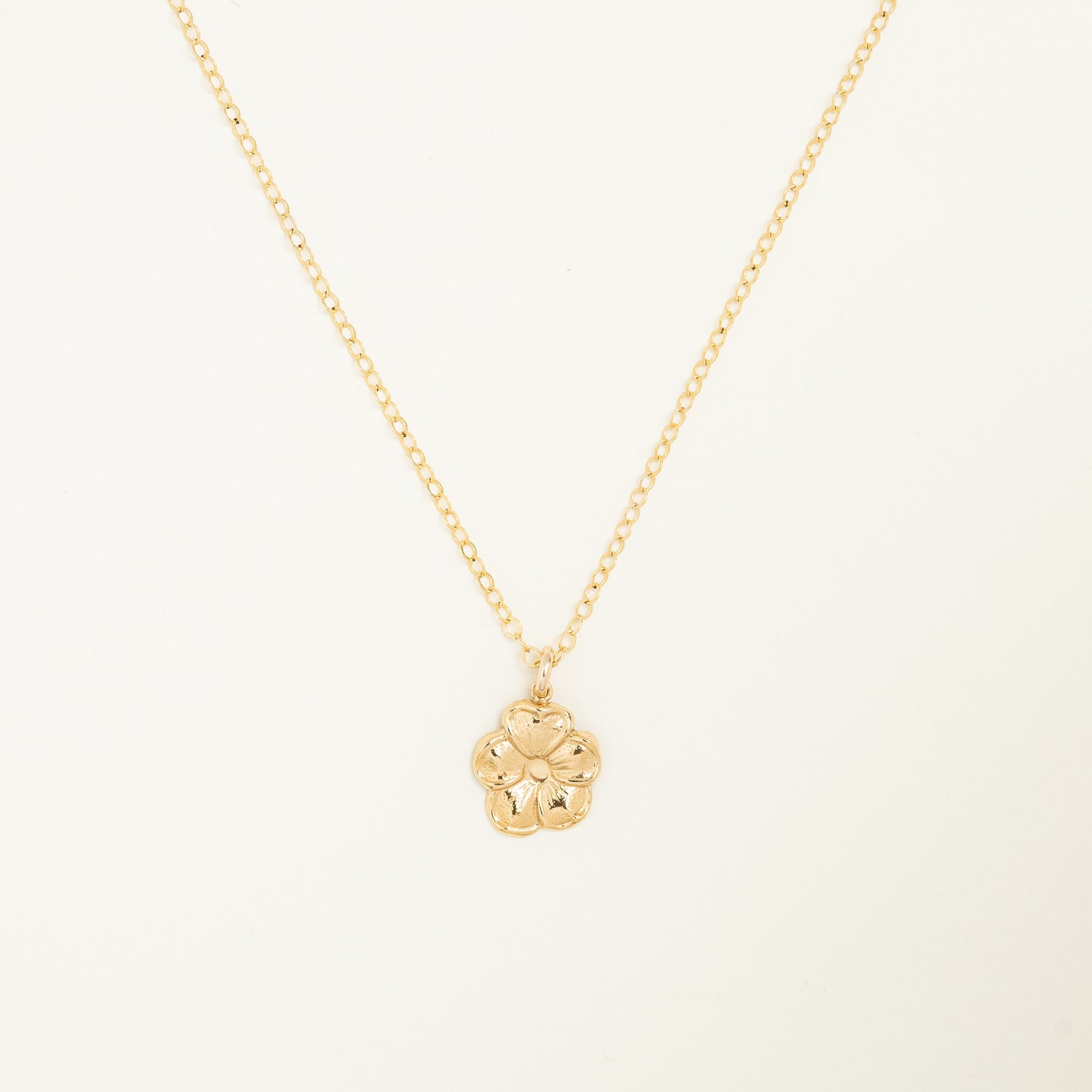 14K Gold Filled Flower Necklace • B318