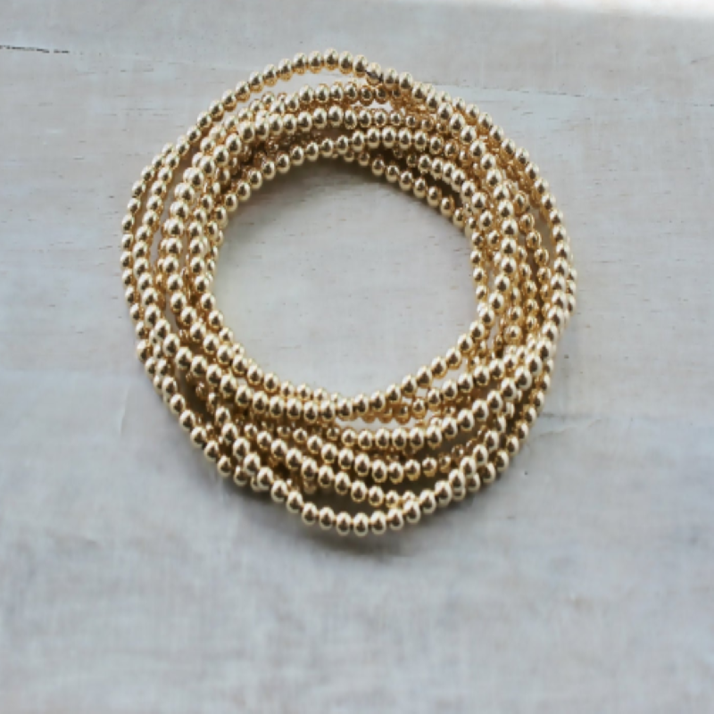 Gold Beaded Bracelet