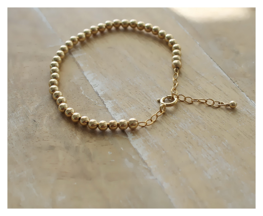 4mm Beaded Bracelet • B044