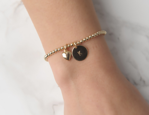 Gold Heart Bracelet