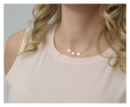 Gold Star Necklace • B262