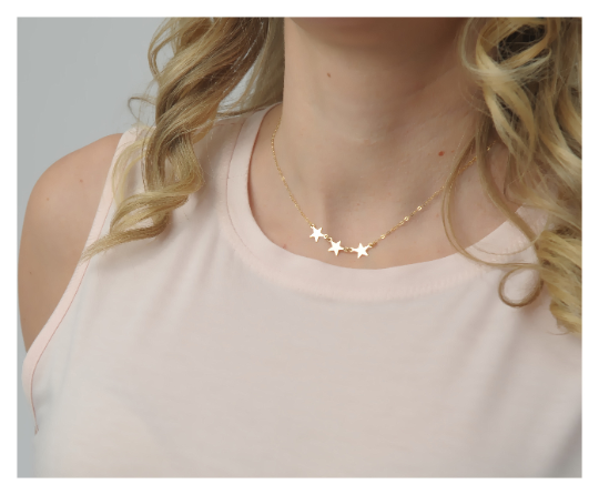 Gold Star Necklace • B262