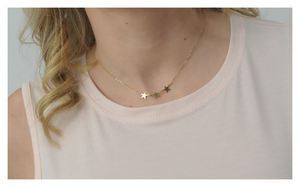 Gold Star Necklace • B262