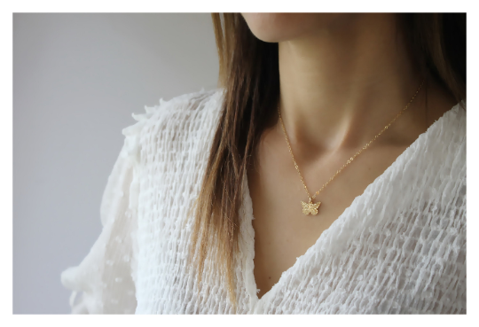 Gold Filled Charm Necklace