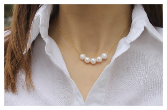 Chunky Pearl Necklace • B268