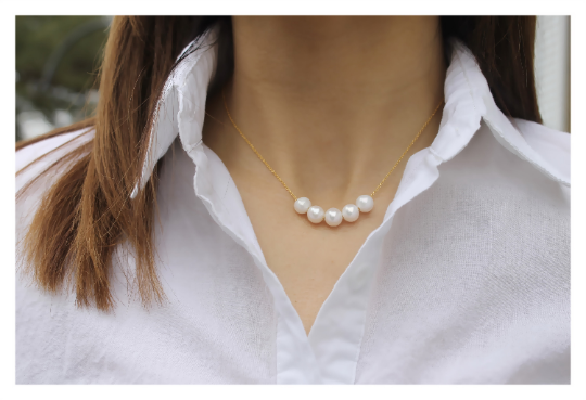 Chunky Pearl Necklace • B268