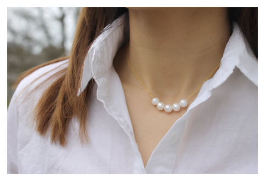Chunky Pearl Necklace • B268