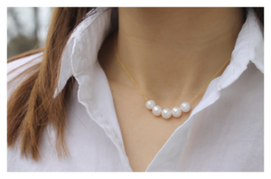 Chunky Pearl Necklace • B268