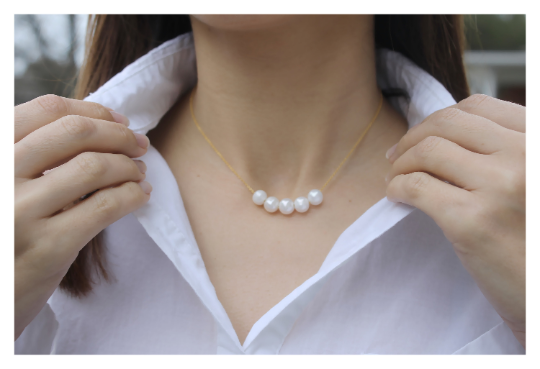 Chunky Pearl Necklace • B268