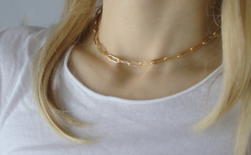 Paperclip Chain Necklace