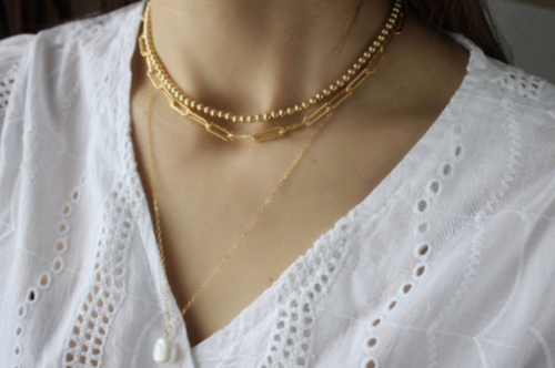 Paperclip Chain Necklace • B275
