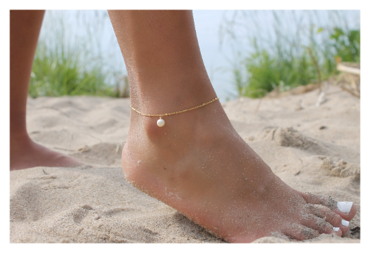 Pearl Satellite Anklet • B278